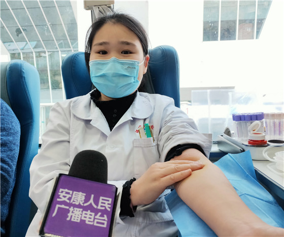 漢濱區第一醫院醫護人員踴獻熱血暖寒冬